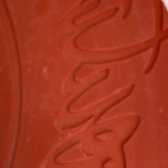 Christian Louboutin Men’s Loubi Red Spiked Flip Flops – Size 7 – Flip Flops - Picture 2 of 10